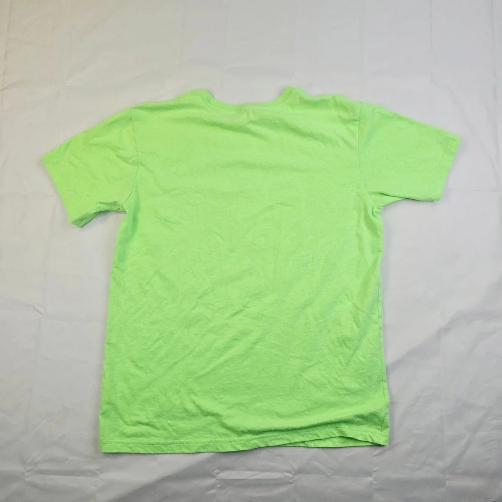 The Children's Place Kids XXL 16 Neon Green Jawsome Shark Graphic T-Shirt B39